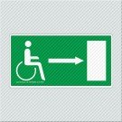 ΕΞΟΔΟΣ ΚΙΝΔΥΝΟΥ ΑΜΕΑ ΔΕΞΙΑ / EMERGENCY EXIT SPECIAL NEEDS RIGHT