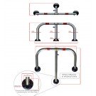 ΜΠΑΡΑ ΜΕ ΚΛΕΙΔΑΡΙΑ ΤΥΠΟΥ U ΜΕ 3 ΠΟΔΙΑ