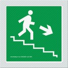 ΕΞΟΔΟΣ ΚΙΝΔΥΝΟΥ ΚΑΤΩ ΔΕΞΙΑ / EMERGENCY EXIT DOWNSTAIRS RIGHT