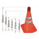 ΚΩΝΟΣ ΤΗΛΕΣΚΟΠΙΚΟΣ ΠΤΥΣΣΟΜΕΝΟΣ 45 cm 