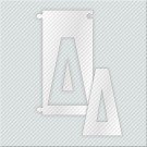 ΓΡΑΜΜΑ Δ ΑΠΟ PLEXIGLASS ΛΕΥΚΟ ΓΑΛΑΚΤΕΡΟ 5cm ΓΙΑ ΠΙΝΑΚΙΔΕΣ ΟΔΩΝ