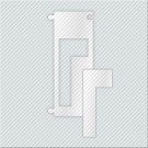 ΓΡΑΜΜΑ Γ ΑΠΟ PLEXIGLASS ΛΕΥΚΟ ΓΑΛΑΚΤΕΡΟ 5cm ΓΙΑ ΠΙΝΑΚΙΔΕΣ ΟΔΩΝ