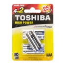TOSHIBA ΜΠΑΤΑΡΙΑ LR03/1.5V AAA ΑΛΚΑΛΙΚΗ BLISTER 4+2 ΤΕΜΑΧΙΑ