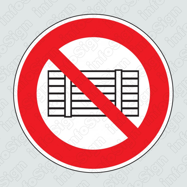 ΑΠΑΓΟΡΕΥΕΤΑΙ Η ΤΟΠΟΘΕΤΗΣΗ ΦΟΡΤΙΩΝ / NO LOADING ALLOWED